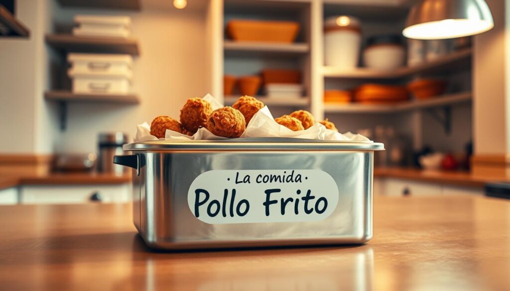 latin fried chicken storage