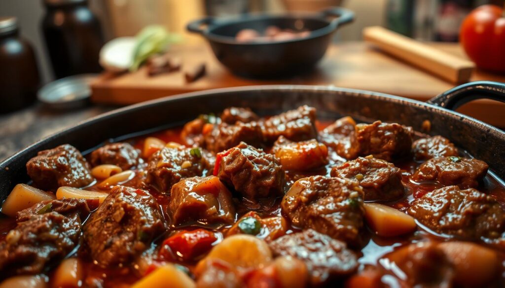 slow-cooked beef recipe