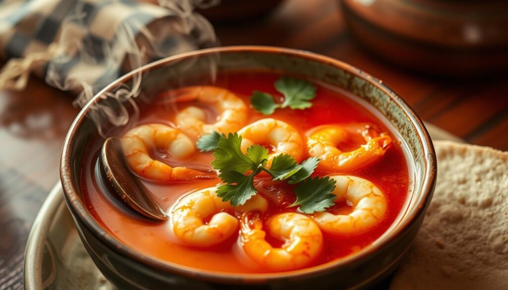 spicy shrimp soup