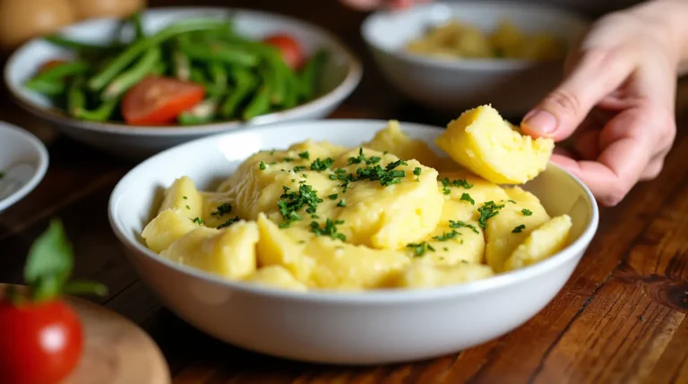Smashed potatoes