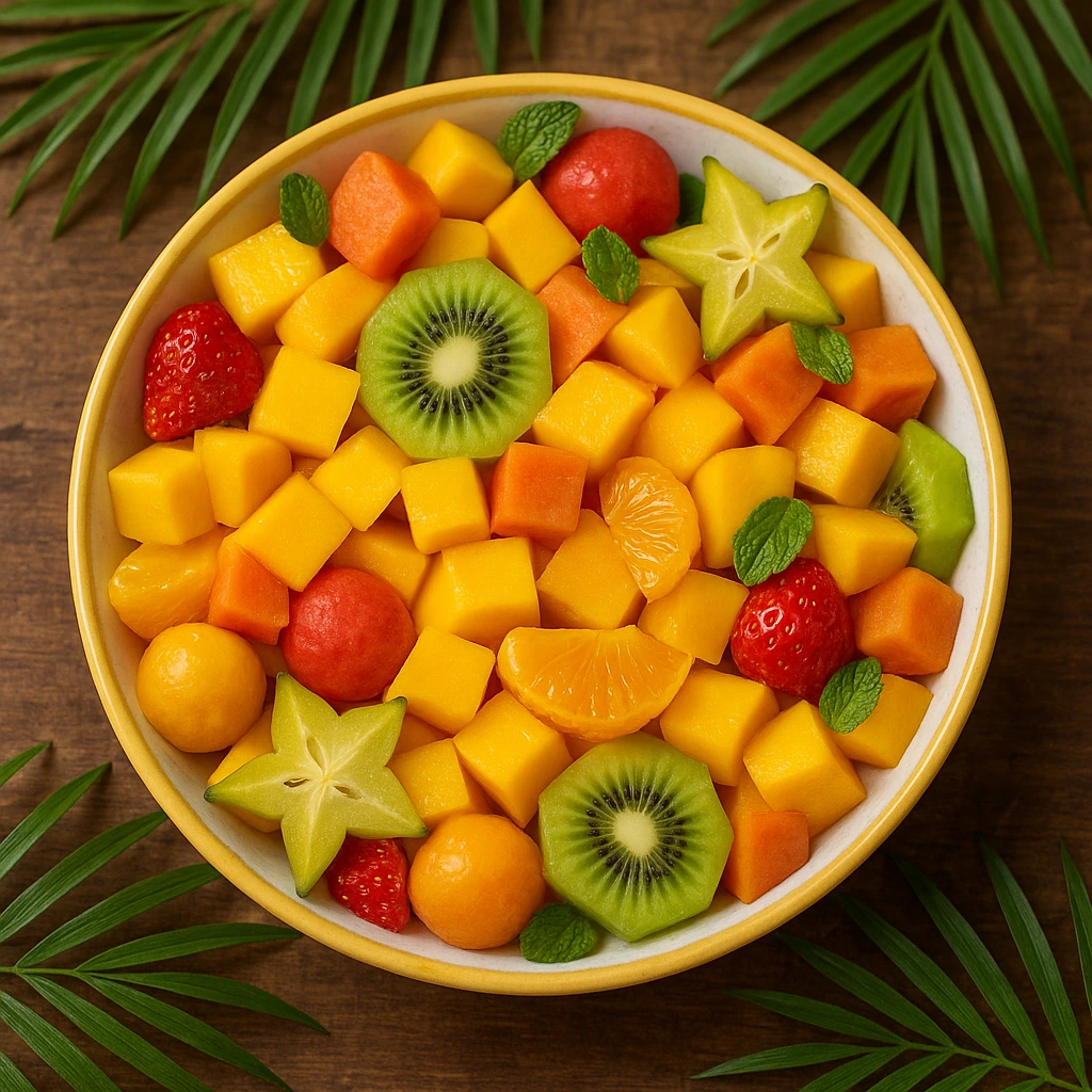 Tropical Fruit Dessert Delight