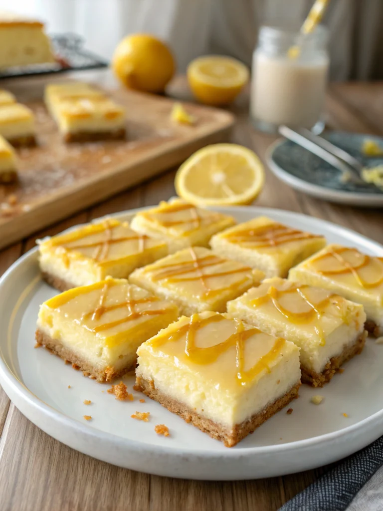 Lemon Cheesecake Bars