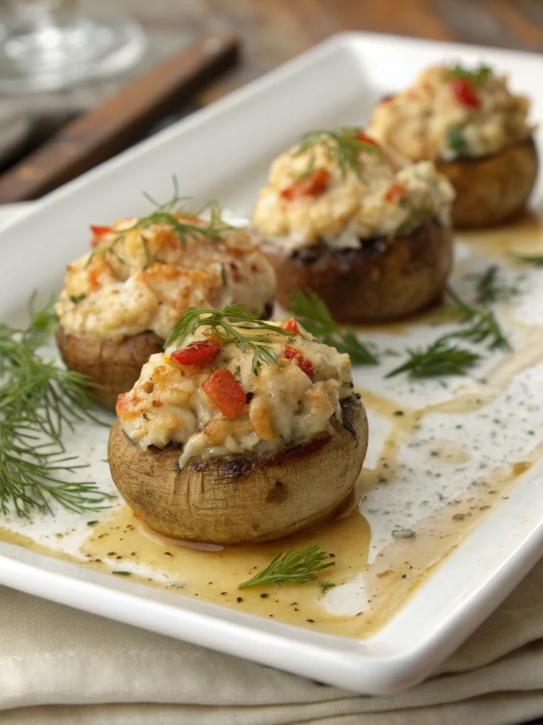 Crab Stuffed Mushrooms
