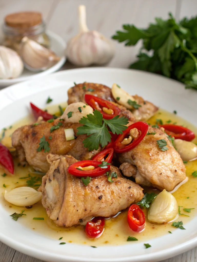 Pollo al Ajillo