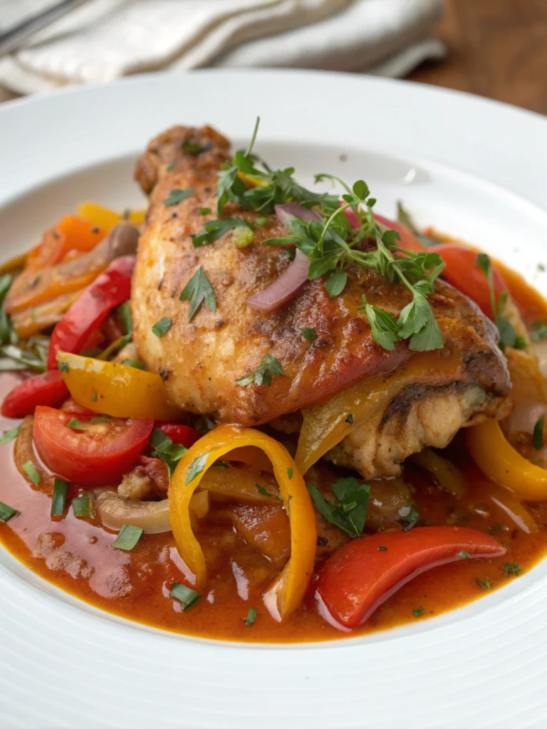 Poulet Basquaise