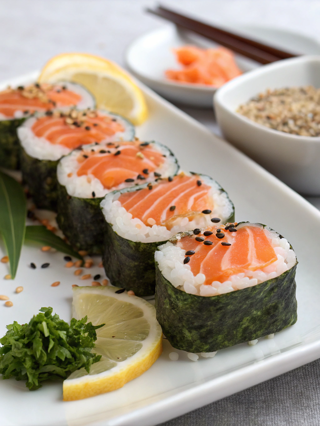 Salmon Sushi Rolls