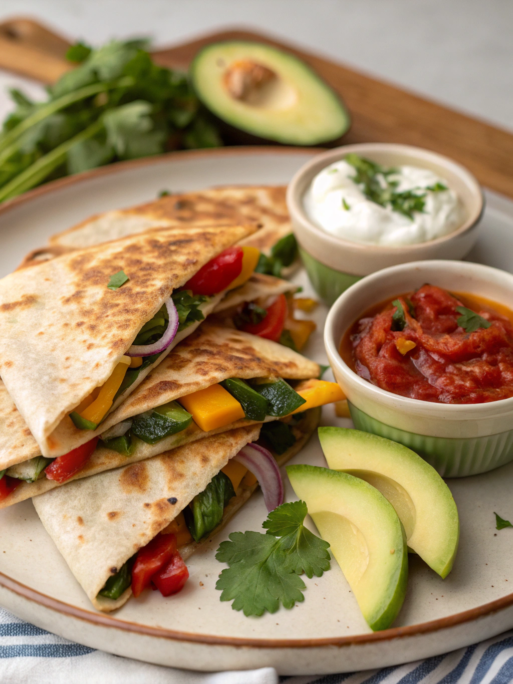 Vegetarian Quesadillas