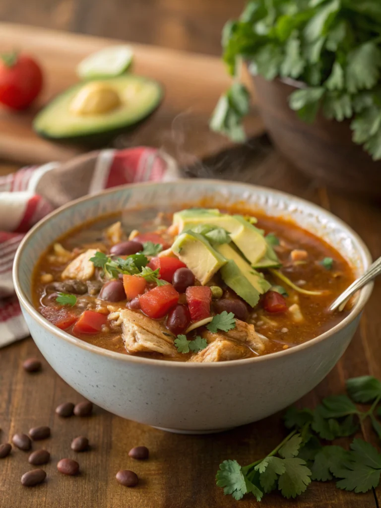 chicken taco soup recipe