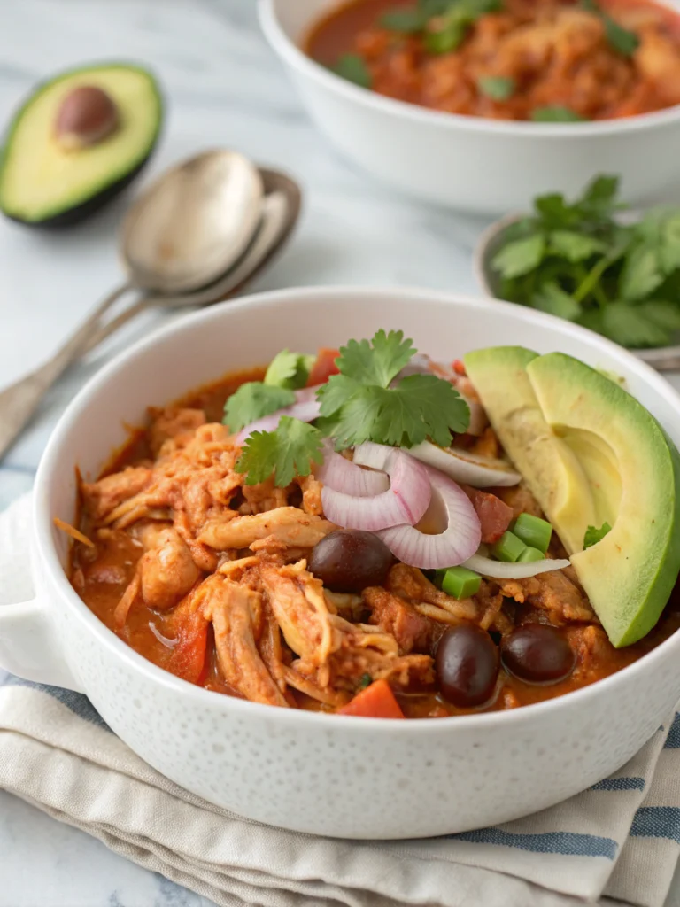 tinga de pollo receta